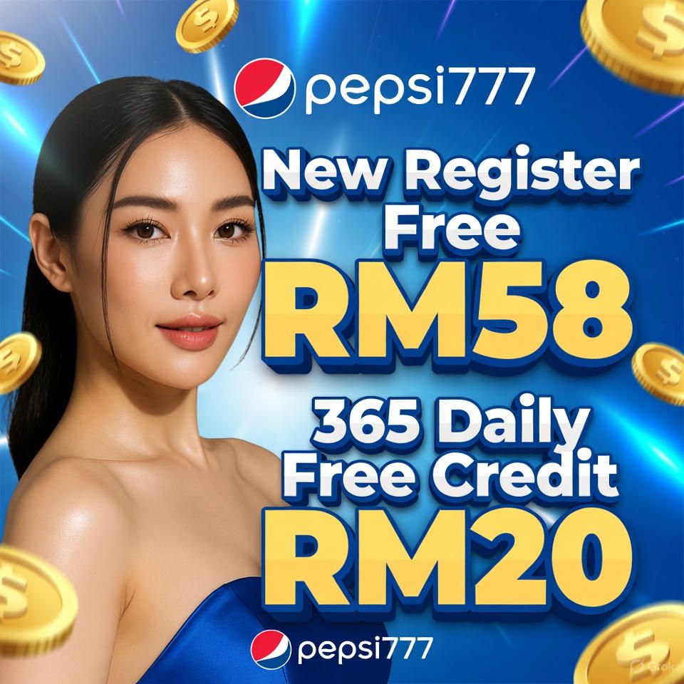 Pepsi777 RM58 Offer